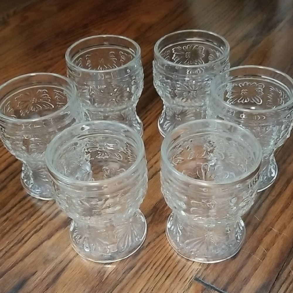 Vintage Fidenza Glass Tumbler Set of 6